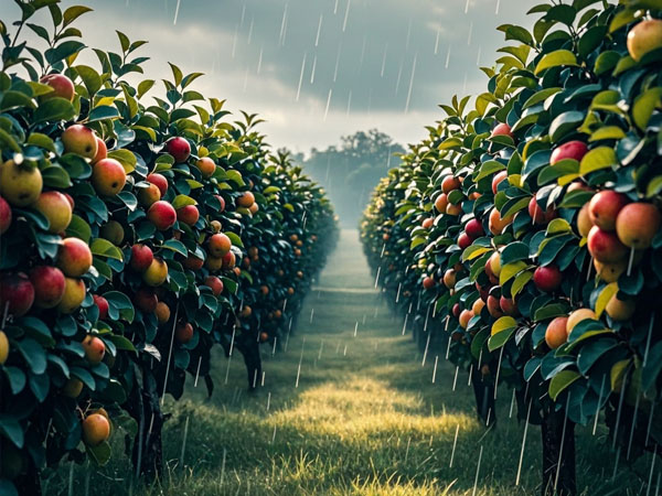 降雨频繁对果园的影响及管理注意事项